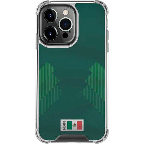 Mexico Soccer Flag iPhone 16 Pro Clear Case