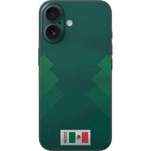 Mexico Soccer Flag iPhone 16 Skin