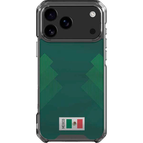 Mexico Soccer Flag iPhone 18 Pro Max Clear Case