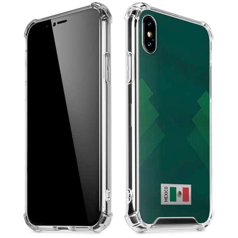 Mexico Soccer Flag iPhone X/XS Clear Case