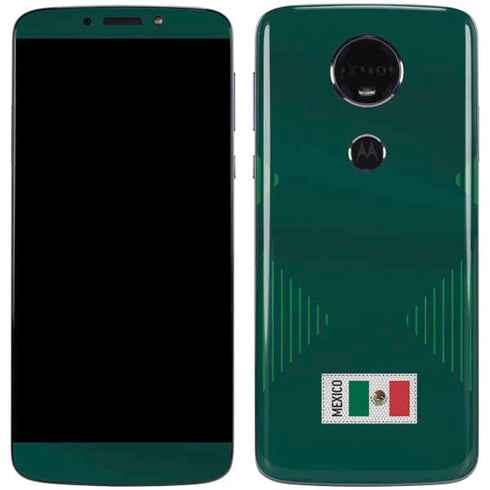 Mexico Soccer Flag Moto E5 Plus Skin