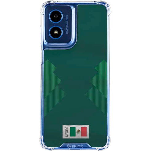 Mexico Soccer Flag Moto G 5G (2024) Clear Case