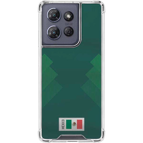 Mexico Soccer Flag Moto G Power 5G (2025) Clear Case