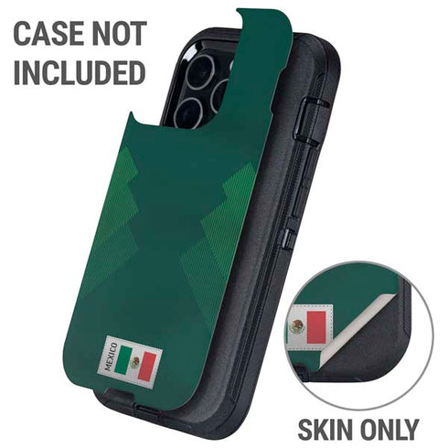Mexico Soccer Flag Otterbox Defender iPhone Skin