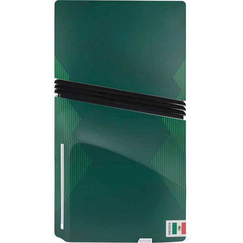 Mexico Soccer Flag PS5 Pro Disk Console Skin