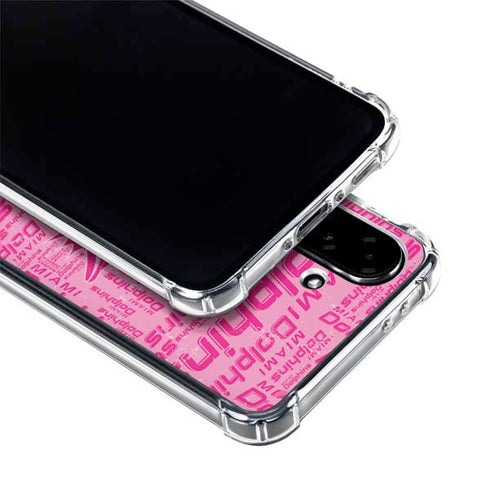 NFL Miami Dolphins - Blast Pink Galaxy A36 5G Clear Case