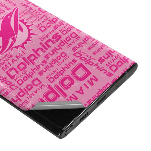 NFL Miami Dolphins - Blast Pink Galaxy Note 10 Skin