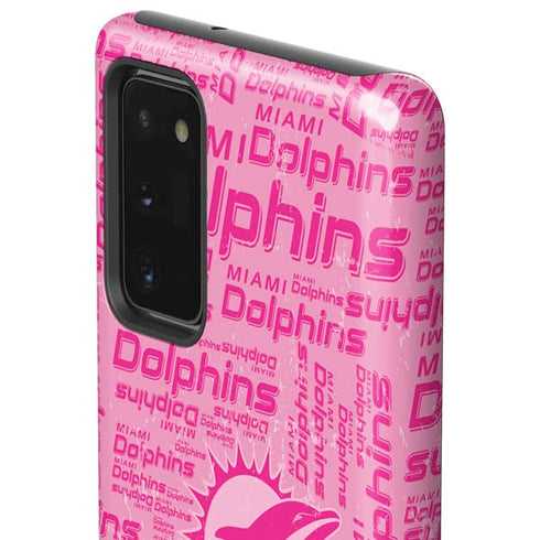 NFL Miami Dolphins - Blast Pink Galaxy Note20 5G Pro Case