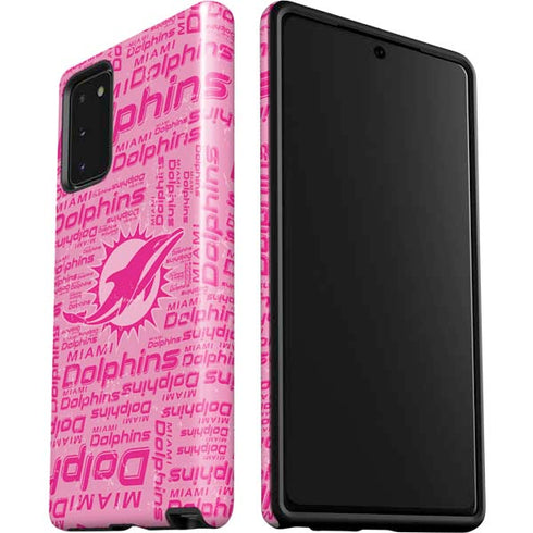 NFL Miami Dolphins - Blast Pink Galaxy Note20 5G Pro Case