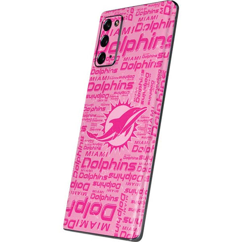 NFL Miami Dolphins - Blast Pink Galaxy Note20 5G Skin