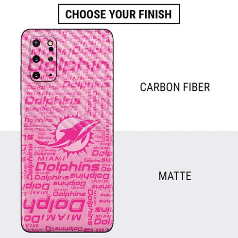 NFL Miami Dolphins - Blast Pink Galaxy S20 Plus Skin