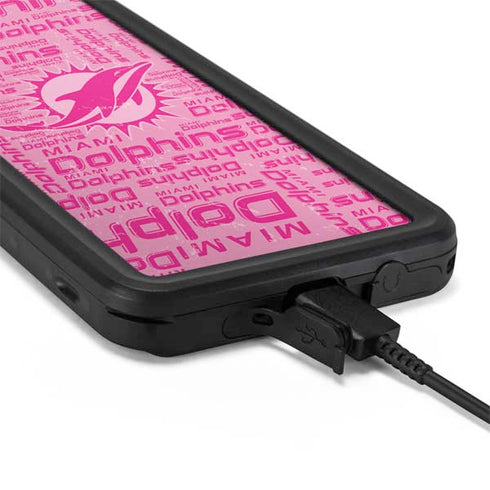 NFL Miami Dolphins - Blast Pink Galaxy S20 Plus Waterproof Case