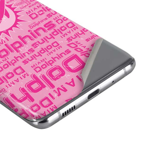 NFL Miami Dolphins - Blast Pink Galaxy S20 Skin