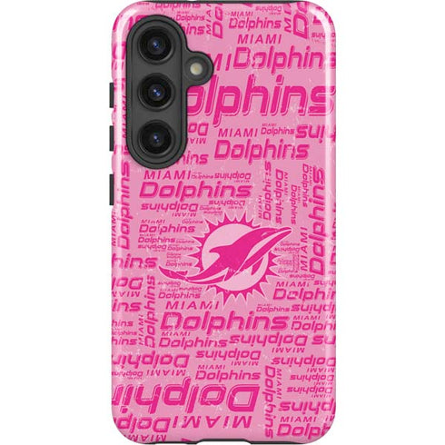 NFL Miami Dolphins - Blast Pink Galaxy S25 Impact Case