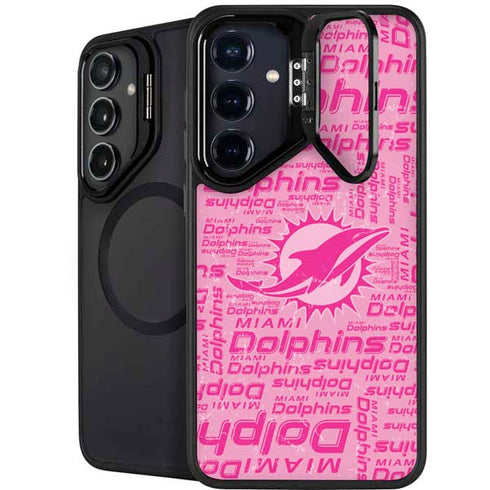 NFL Miami Dolphins - Blast Pink Galaxy S25 Kickstand Case