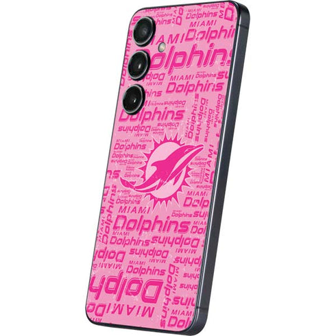 NFL Miami Dolphins - Blast Pink Galaxy S25 Plus Skin