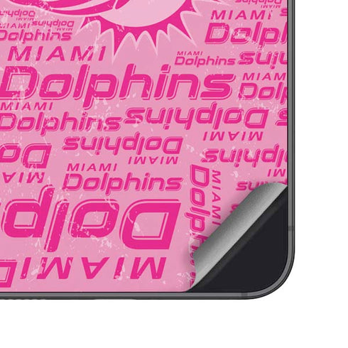 NFL Miami Dolphins - Blast Pink Galaxy S25 Plus Skin