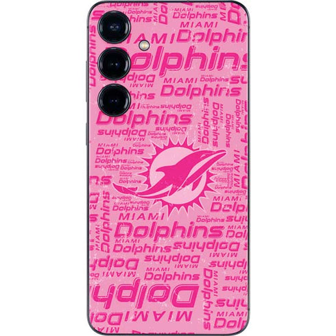 NFL Miami Dolphins - Blast Pink Galaxy S25 Skin
