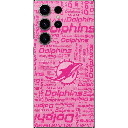 NFL Miami Dolphins - Blast Pink Galaxy S25 Ultra Skin