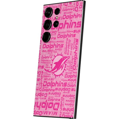 NFL Miami Dolphins - Blast Pink Galaxy S25 Ultra Skin