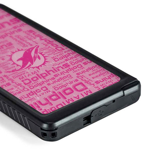 NFL Miami Dolphins - Blast Pink Galaxy S24 Ultra Waterproof Case