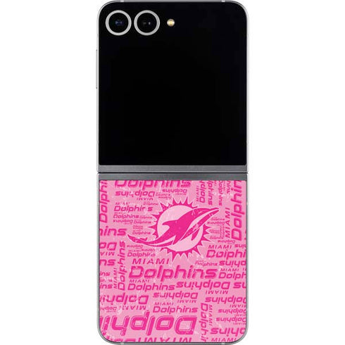 NFL Miami Dolphins - Blast Pink Galaxy Z Flip6 Skin