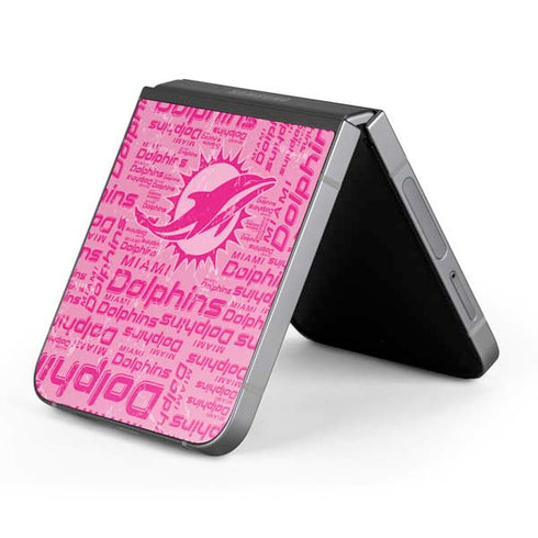 NFL Miami Dolphins - Blast Pink Galaxy Z Flip6 Skin