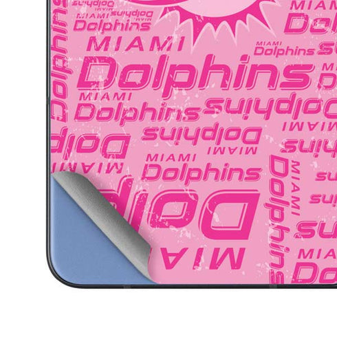 NFL Miami Dolphins - Blast Pink Galaxy Z Fold5 5G Skin