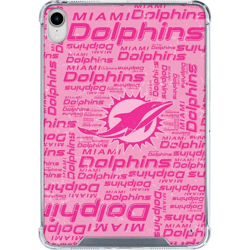 NFL Miami Dolphins - Blast Pink iPad 11th Gen (2025) Clear Case