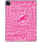 NFL Miami Dolphins - Blast Pink iPad Pro 11in (2024) Clear Case