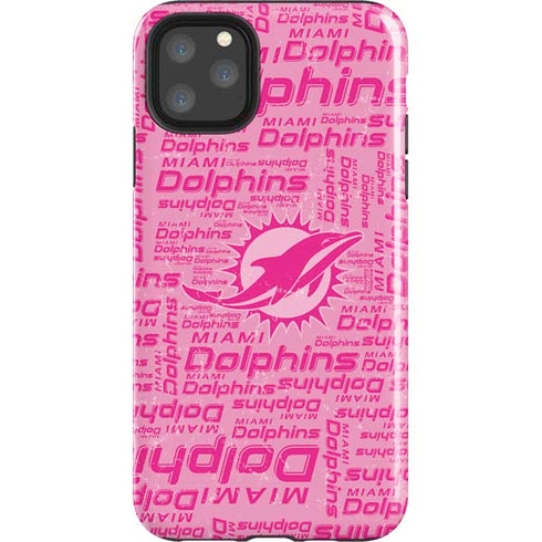 NFL Miami Dolphins - Blast Pink iPhone 11 Pro Max Impact Case