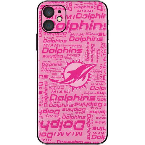NFL Miami Dolphins - Blast Pink iPhone 11 Skin