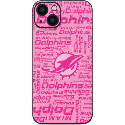 NFL Miami Dolphins - Blast Pink iPhone 15 Skin