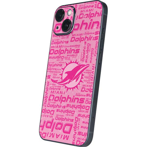 NFL Miami Dolphins - Blast Pink iPhone 15 Skin