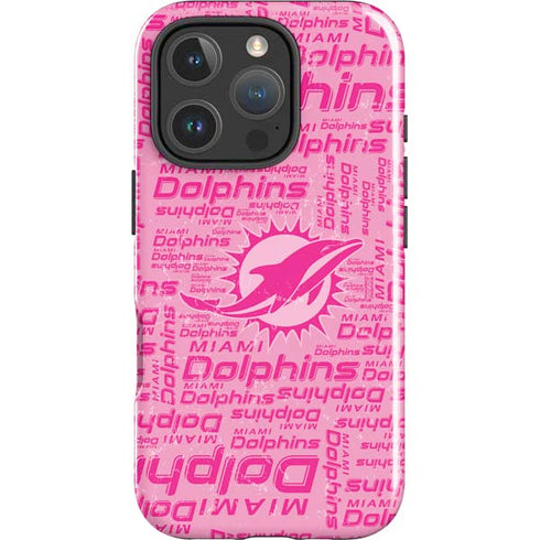 NFL Miami Dolphins - Blast Pink iPhone 16 Pro Max Impact Case