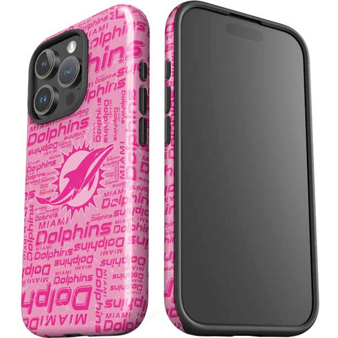 NFL Miami Dolphins - Blast Pink iPhone 16 Pro Max Impact Case