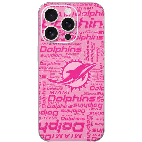 NFL Miami Dolphins - Blast Pink iPhone 16 Pro Skin