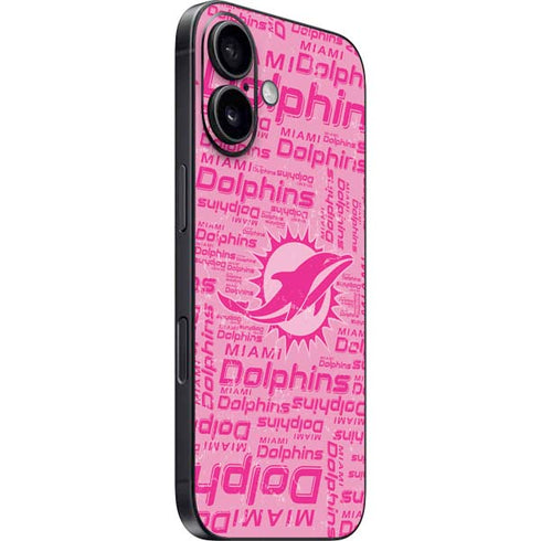NFL Miami Dolphins - Blast Pink iPhone 16 Skin