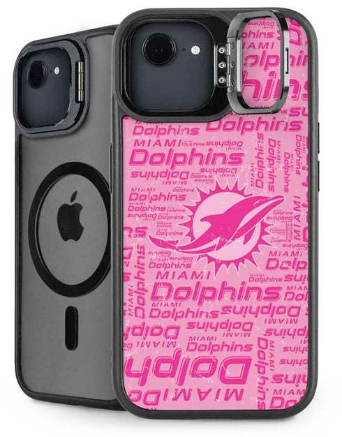 NFL Miami Dolphins - Blast Pink iPhone 16e Kickstand Case
