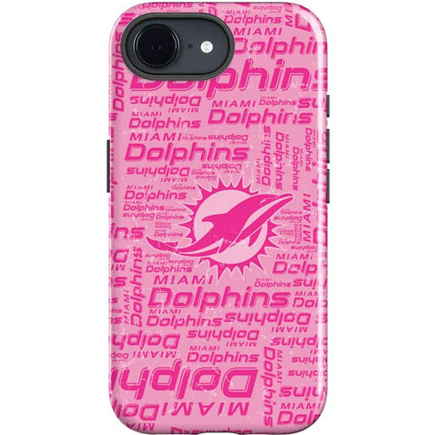 NFL Miami Dolphins - Blast Pink iPhone 16e Impact Case