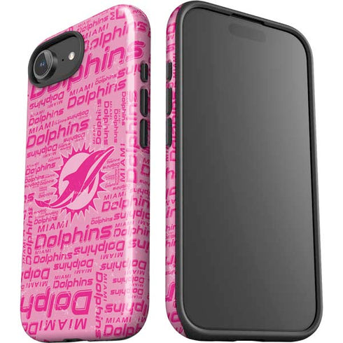 NFL Miami Dolphins - Blast Pink iPhone 16e Impact Case