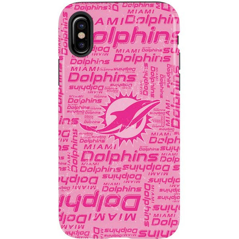 NFL Miami Dolphins - Blast Pink iPhone X Pro Case