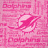 NFL Miami Dolphins - Blast Pink iPhone XR Pro Case