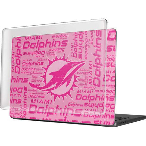 NFL Miami Dolphins - Blast Pink MacBook Pro 14in (2021-24) Case plus Skin