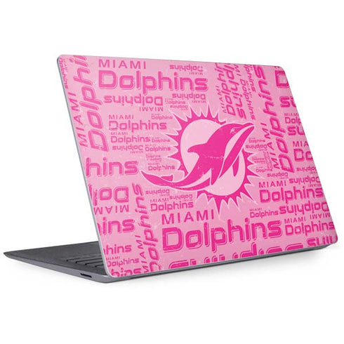 NFL Miami Dolphins - Blast Pink Surface Laptop 3 13.5in Skin