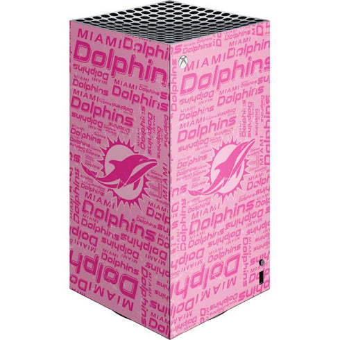NFL Miami Dolphins - Blast Pink XBox Series X Digital Edition Console Skin