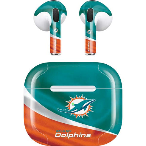 NFL Miami Dolphins Apple AirPods (3rd Gen 2021) Skin