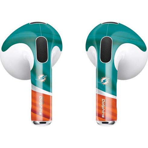 NFL Miami Dolphins Apple AirPods (3rd Gen 2021) Skin
