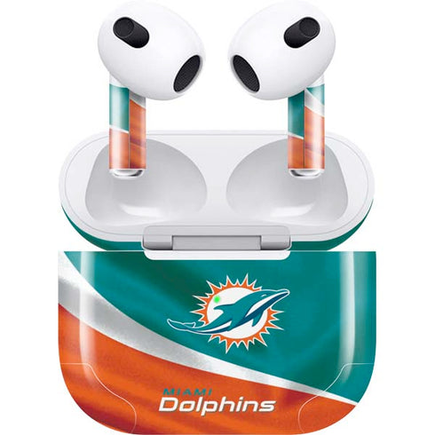 NFL Miami Dolphins Apple AirPods (3rd Gen 2021) Skin