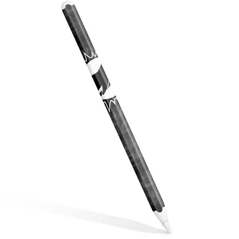 NFL Miami Dolphins Black & White Apple Pencil (2nd Gen 2019) Skin